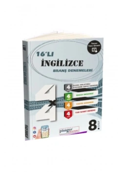 Pisagor 8.Sınıf 16 Li İngilizce Branş Denemeleri