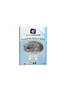 Alex Schoeller Mi̇Li̇Metri̇K Blok Aydi̇Nger A4 Mavi̇ Alx-502