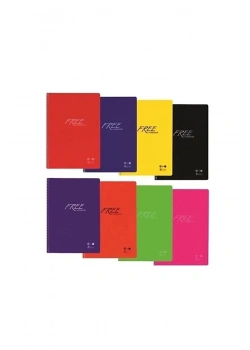 Keskin Color A4 100 Yp. Çizgili Pp Kapak Spralli Free Defter