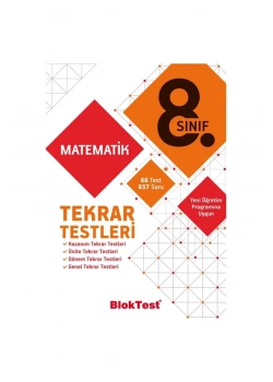 Bloktest 8.Sınıf Matematik Tekrar Testleri