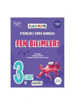 Okyanus 3.Sınıf Fen Bilimleri Soru Bankası Classmate