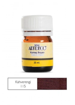 Lisans Artdeco Kumaş Boyası 25Ml. Brown Kahverengi Lv-Y-010A-115