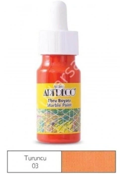 Lisans Artdeco Ebru Boyası 30Ml. Turuncu Lv-Y-016B-03