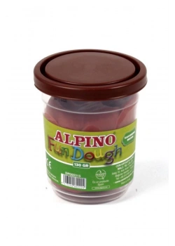 Alpino 130 Gr Oyun Hamuru Kahverengi Tekli -Dp-000315