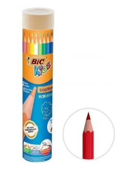 Bic Evolutıon Kuru Boya Kalemi 12+1 Metal Tüp Kod:958191