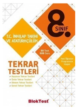 Bloktest 8.Sınıf İnkilap Tarihi Tekrar Testleri