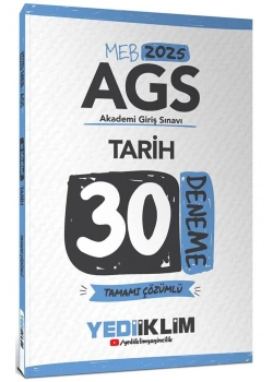 Meb 2025 Ags Tarih 30 Çözümlü Deneme  Yediiklim