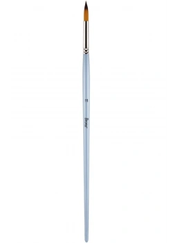 Brons123 Serisi Sulu Boya Ve Akrilik Boya Fırçası Sentetik Kil Yuvarlak Uç -11 Kod: Br-762