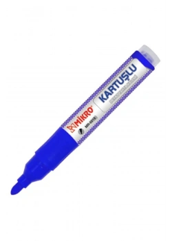 Mikro  Mr-6019 Kartuşlu Beyaz Tahta Kalemi Mavi M6019M
