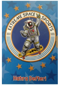 Çınar Defter Kilitli Hatıra Defteri Astronot 55001