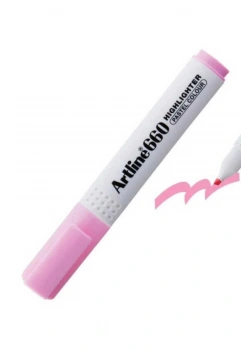 Artlıne Ek-660N Fosforlu Kalem Pastel Pembe