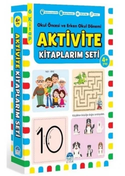 Okul Öncesi Aktivite Kitaplarım Seti 4+ Yaş Martı Çocuk