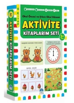 Okul Öncesi Aktivite Kitaplarım Seti 5+Yaş Martı Çocuk