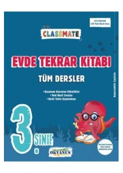 Okyanus 3.Sınıf Tüm Dersler Evde Tekrar Kitabı