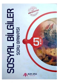*Kampanya*5.Sınıf Sosyal Bilgiler Soru Bankası Açıkara