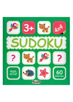 Sudoku 4X4 Yeşil Kitap