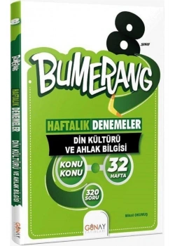 Günay 8.Sınıf Din Kültürü Haftalık Denemeler