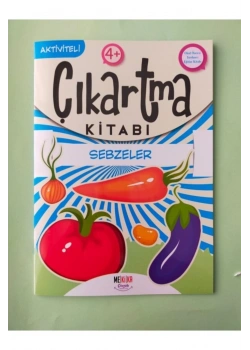 Sebzeler Çıkartma Kitabı 4+Yaş  Mekika Çocuk