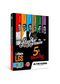 8. Sınıf 2025 Lgs 1.Dönem Yazarlar Karmasi 5 Li̇ Deneme Altinkarma