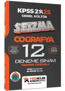 Kpss 2025 Gk Coğrafya 12 Çözümlü Deneme  Yediiklim