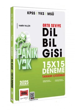 Yargı 2025 Kpss Msü Orta Seviye Dilbilgisi 15X15 Deneme Bay Panik Yok
