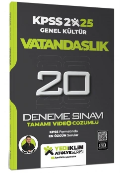 Kpss 2025 Gk Vatandaşlık 20 Çözümlü Deneme Yediiklim