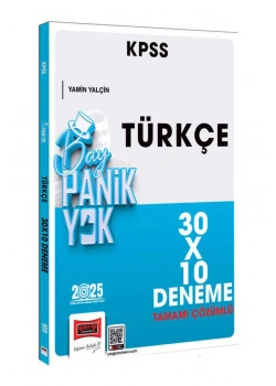 Yargı 2025 Kpss Türkçe 30X10 Çözümlü Deneme Bay Panik Yok