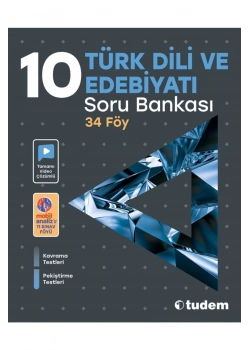 Tudem 10.Sınıf Türk Edebiyatı Soru Bankası 34 Föy