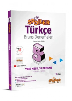 Spoiler 5.Sınıf Türkçe 18 Deneme