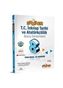 Spoiler 8.Sınıf İnkilap Tarihi 40 Deneme