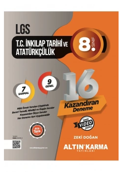 8. Sınıf 2025 Lgs İnkilap Tari̇Hi̇ 7 Sarmal 9 Genel Deneme Altinkarma