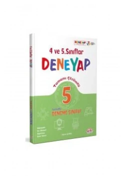 Editör 4 Ve 5.Sınıflara Dene Yap 5 Çözümlü Fasikül
