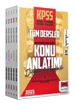 Yargı 2025 Kpss Gy Gk Tüm Dersler Konu Anlatımı 5 Li Modüler Set