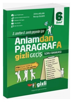 6.Sınıf Anlamdan Paragrafa Gizli Geçiş Soru Bankası