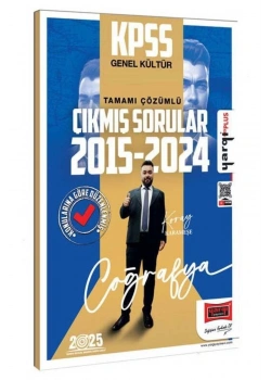 Yargı 2025 Kpss Gk Coğrafya 2015-2024 Çıkmış Sorular Çözümlü