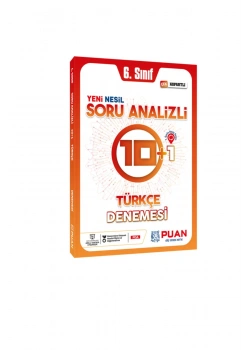 Puan 6.Sınıf Türkçe Denemesi 10+1 Soru Analizli