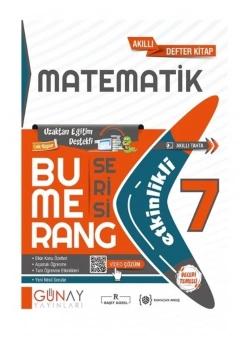 Günay 7.Sınıf Etkinlikli Matematik Akıllı Defter Kitap