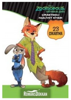 Disney Zootropolis Hayvanlar Şehri 23 Çıkartmalı Faaliyet Kitabı Doğan
