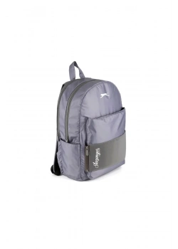 Slazenger Paraşüt Kumaş Önü Bant Detaylı Gri Sırt Çantası  23146 Me Çanta