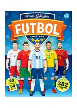 Dünya Yıldızları Futbol 382 Çıkartmalı  Çiçek Yayın