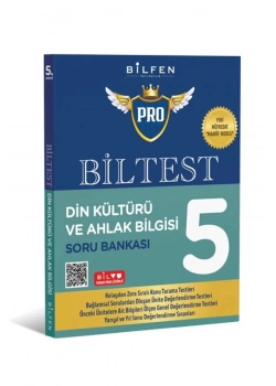 Bilfen 5.Sınıf Pro Biltest Din Kültürü Ahlak Bilgisi Soru Bankası
