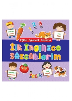 Eğitici Eğlenceli Boyama İlk İngilizce Sözcüklerim  Bıcırık