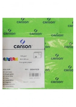 Canson Colorlıne Fon Kartonu No:29 Açık Yeşil