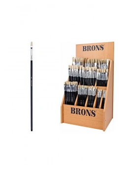 Brons Yağlı Boya Ve Akrilik Boya Fırçası No:0 Br-510