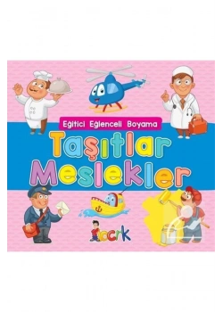 Eğitici Eğlenceli Boyama Taşıtlar Meslekler Bıcırık