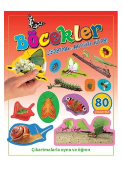 Böcekler Çikartma Ve Aktivite Kitabı