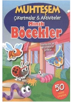 Muhteşem Çikartmalar Aktiviteler Minik Böcekler Parıltı