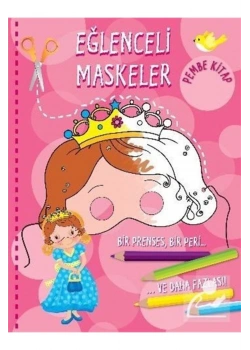 Eğlenceli Maskeler Pembe Kitap Parıltı