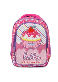 Muggle Mu-7051 Cup Cake Pembe Okul Çantası