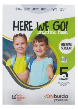 Onburda 5.Sınıf İngilizce Here We Go Practite Book